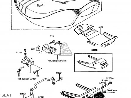 SEAT - EX305B8 GPZ305 1991 EUROPE UK / BELT DRIVE