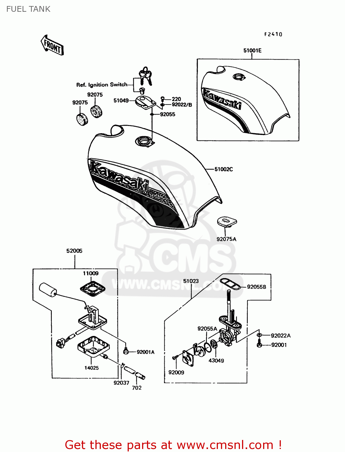 FUEL TANK EX305B9 GPZ305 1993 UNITED KINGDOM / BELT DRIVE