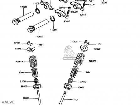 VALVE - EX305B9 GPZ305 1993 UNITED KINGDOM / BELT DRIVE
