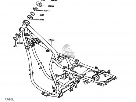 FRAME - EX305B9 GPZ305 1993 UNITED KINGDOM / BELT DRIVE