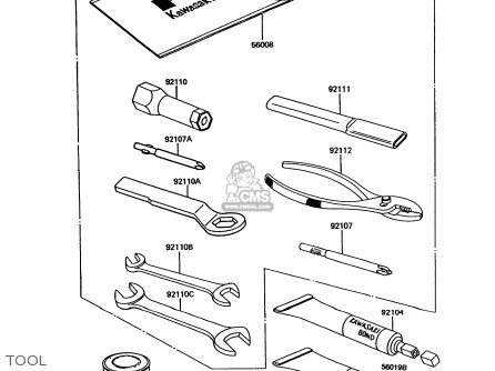 TOOL - EX305B9 GPZ305 1993 UNITED KINGDOM / BELT DRIVE
