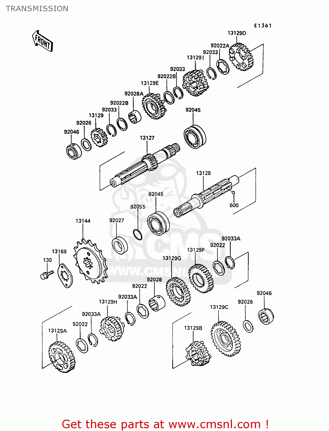 TRANSMISSION EX400A2 GPZ400S 1988 SWEDEN
