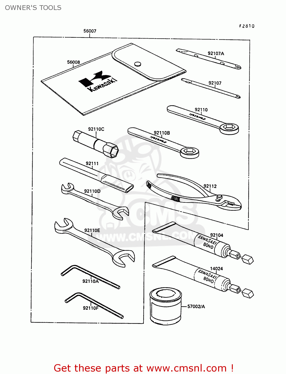 OWNER'S TOOLS EX400A2 GPZ400S 1988 SWEDEN