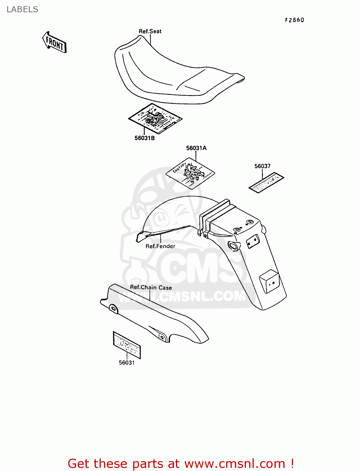 LABELS EX400A2 GPZ400S 1988 SWEDEN