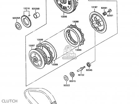 CLUTCH - EX400A2 GPZ400S 1988 SWEDEN