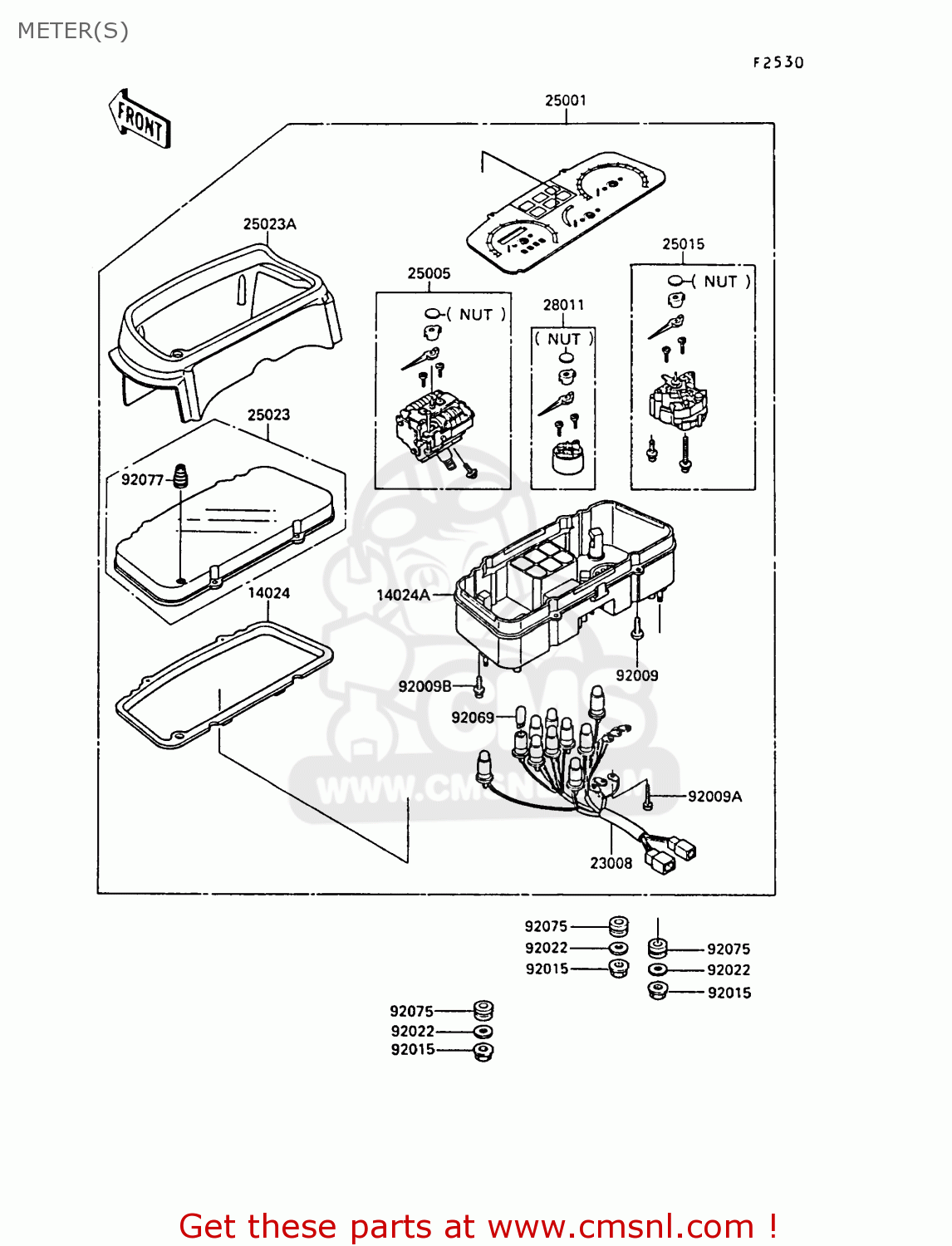 METER(S) EX400A3 GPZ400S 1989 SWEDEN