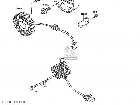 GENERATOR - EX400A3 GPZ400S 1989 SWEDEN
