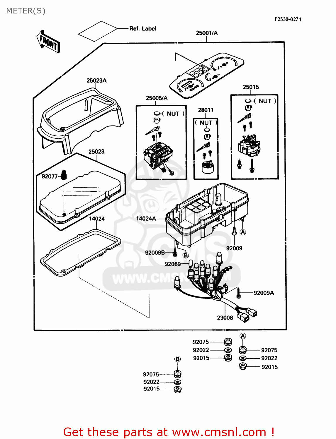 METER(S) EX500A1 1987 USA CALIFORNIA CANADA