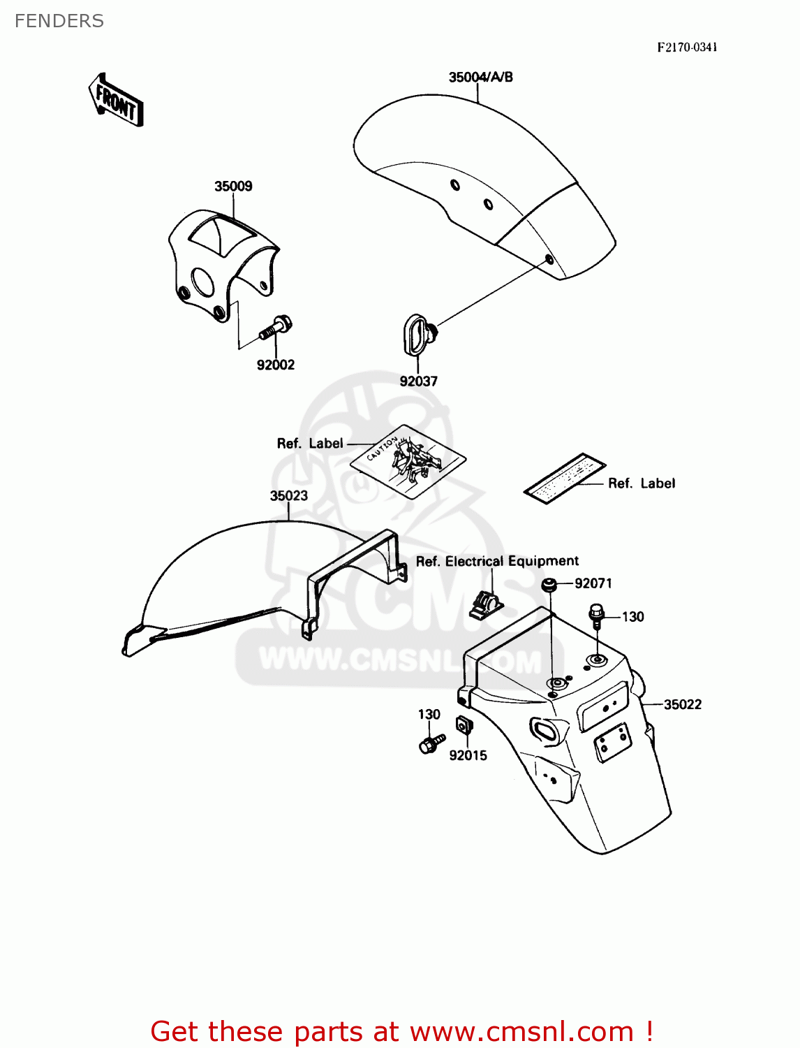 FENDERS EX500A2 1988 USA CALIFORNIA CANADA