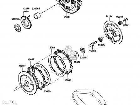 CLUTCH - EX500A2 1988 USA CALIFORNIA CANADA