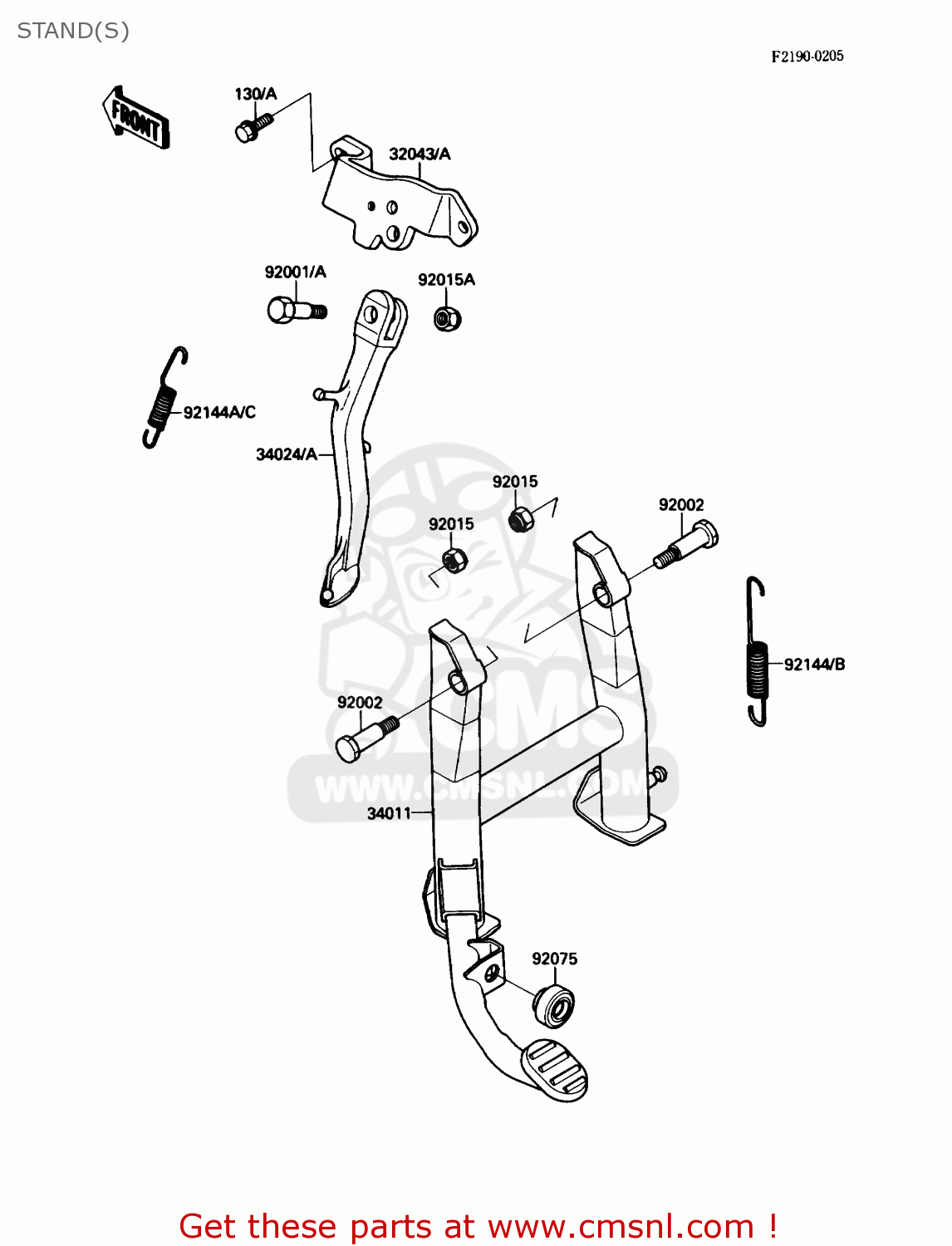 STAND(S) EX500A3 1989 USA CALIFORNIA CANADA