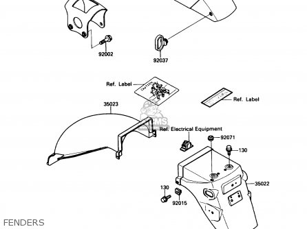FENDERS - EX500A3 1989 USA CALIFORNIA CANADA