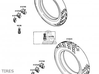 TIRES - EX500A3 1989 USA CALIFORNIA CANADA