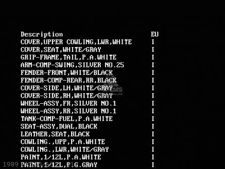 1989 EX500-A3     01 - EX500A3 GPZ500S 1989 EUROPE UK AR