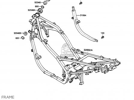 FRAME - EX500A3 GPZ500S 1989 EUROPE UK AR