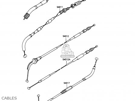 CABLES - EX500A3 GPZ500S 1989 EUROPE UK AR