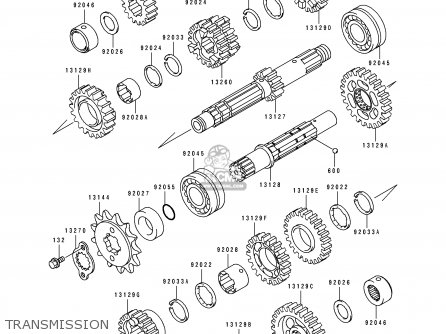 TRANSMISSION - EX500A4 1990 USA CALIFORNIA CANADA