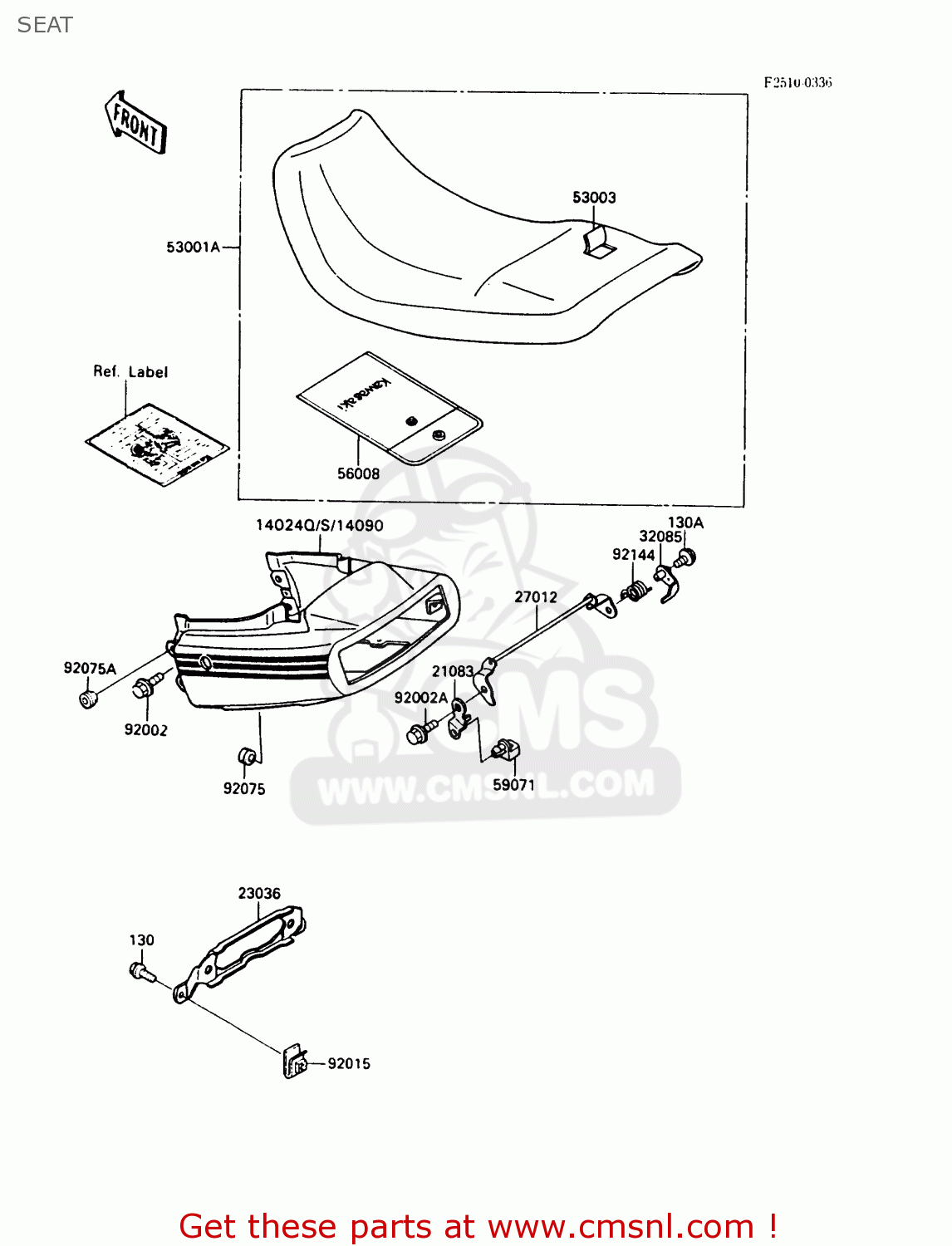 SEAT EX500A4 GPZ500S 1990 UNITED KINGDOM AR