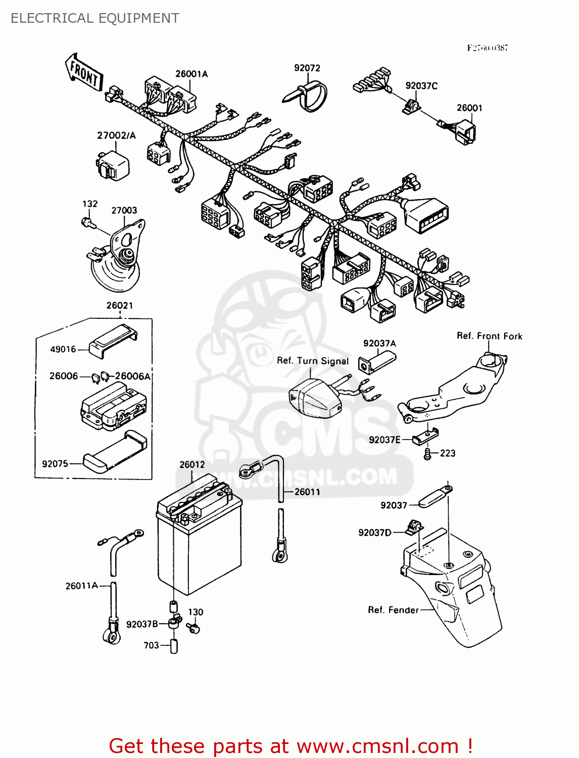 ELECTRICAL EQUIPMENT EX500A4 GPZ500S 1990 UNITED KINGDOM AR