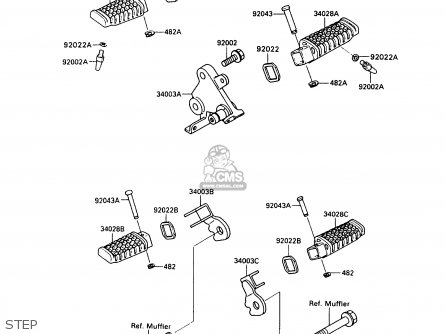 STEP - EX500A4 GPZ500S 1990 UNITED KINGDOM AR