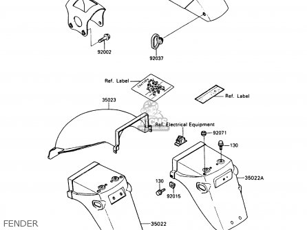 FENDER - EX500A4 GPZ500S 1990 UNITED KINGDOM AR