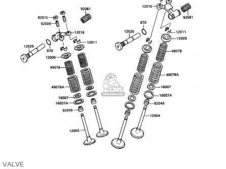 VALVE - EX500A5 GPZ500S 1991 UNITED KINGDOM AR SD