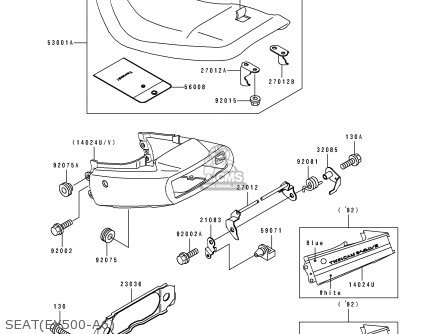 SEAT(EX500-A6) - EX500A6 1992 USA CALIFORNIA CANADA