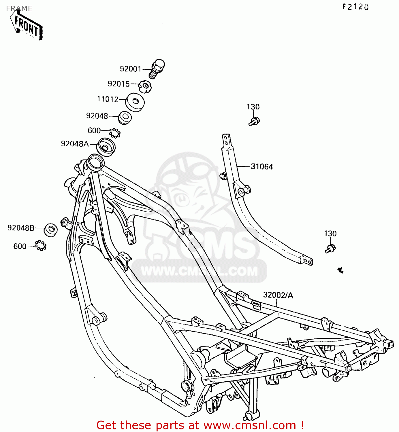 FRAME EX500B1 1988 EUROPE FR GR IT NR ST