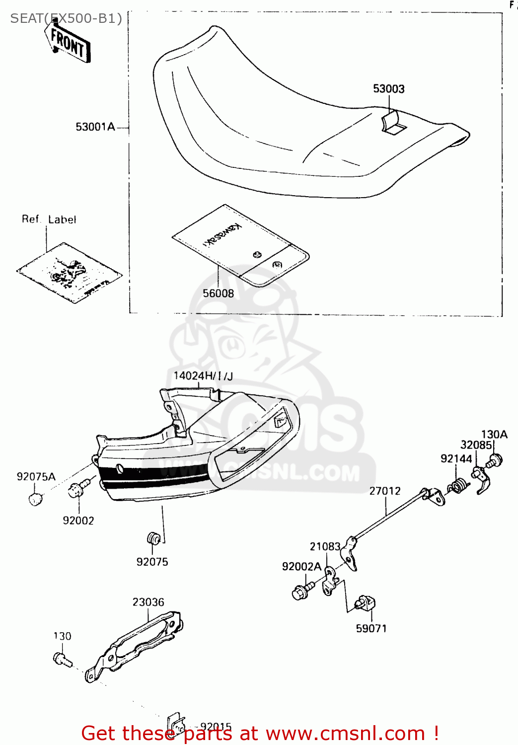 SEAT(EX500-B1) EX500B1 1988 EUROPE FR GR IT NR ST