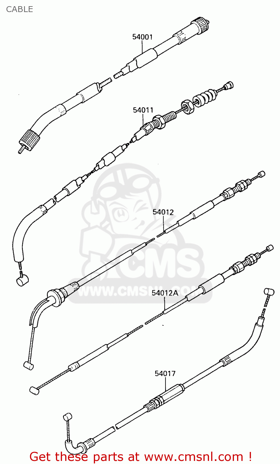 CABLE EX500B3 1990 EUROPE FR GR IT NR SP