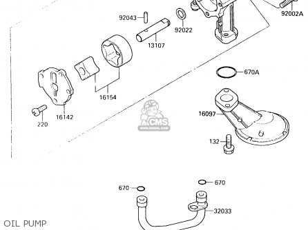 OIL PUMP - EX500B3 1990 EUROPE FR GR IT NR SP