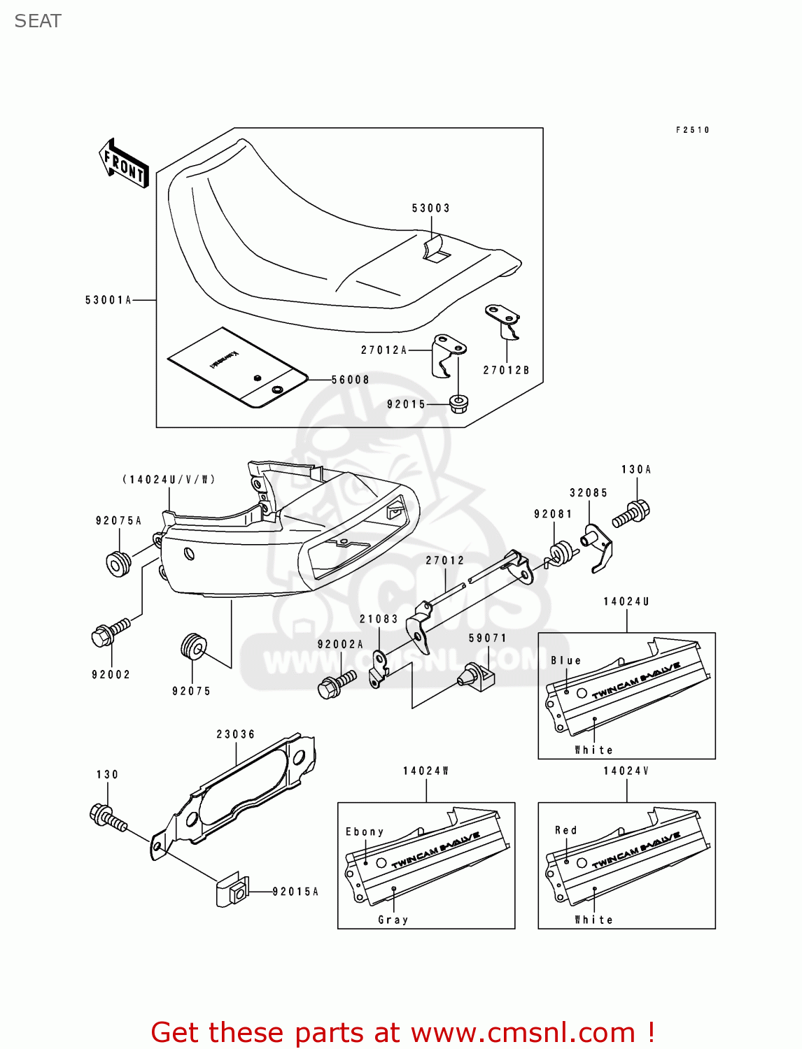 SEAT EX500B6 GPZ500S 1993 FRANCE NL FG ST