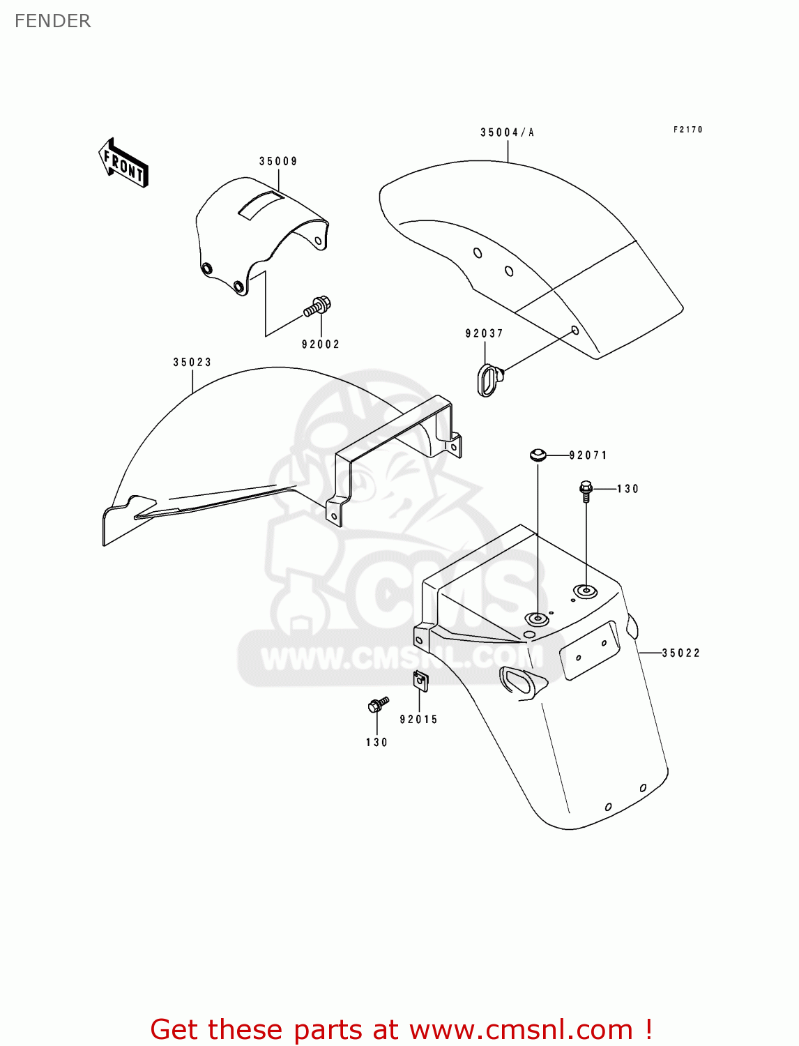 FENDER EX500C1 GPZ500S 1992 AUSTRIA