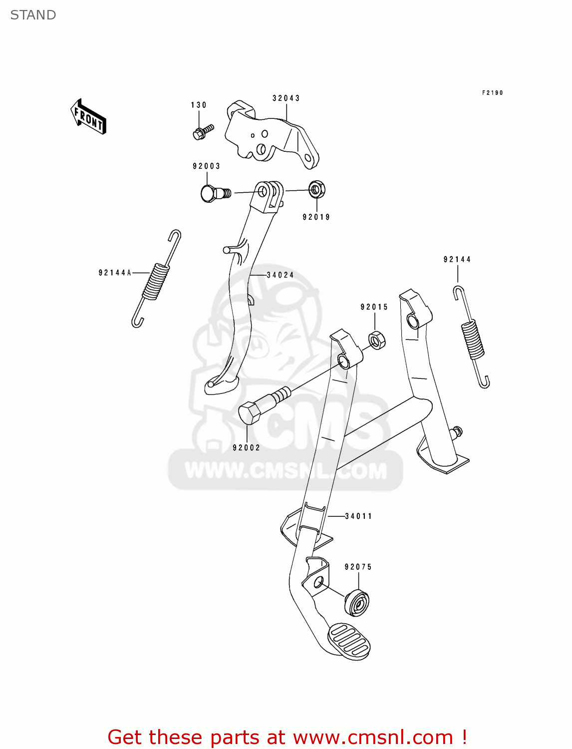 STAND EX500C1 GPZ500S 1992 AUSTRIA