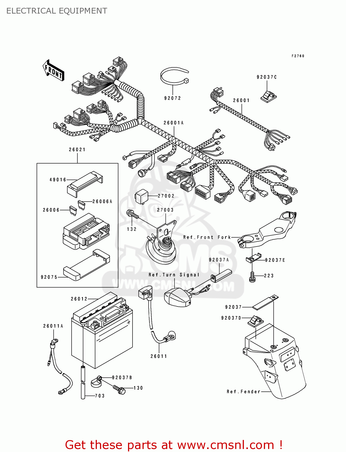 ELECTRICAL EQUIPMENT EX500C1 GPZ500S 1992 AUSTRIA