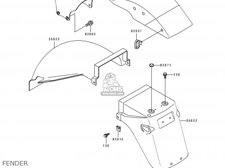 FENDER - EX500C1 GPZ500S 1992 AUSTRIA