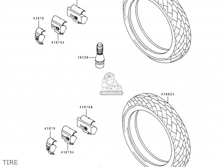 TIRE - EX500C1 GPZ500S 1992 AUSTRIA