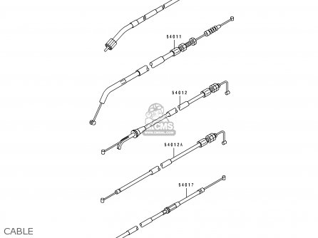 CABLE - EX500C1 GPZ500S 1992 AUSTRIA