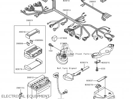 ELECTRICAL EQUIPMENT - EX500C1 GPZ500S 1992 AUSTRIA