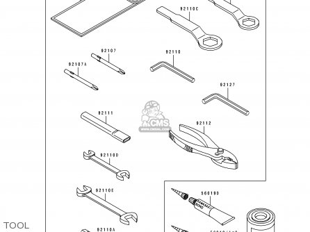 TOOL - EX500C1 GPZ500S 1992 AUSTRIA