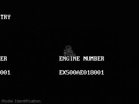 Model Identification - EX500C1 GPZ500S 1992 AUSTRIA