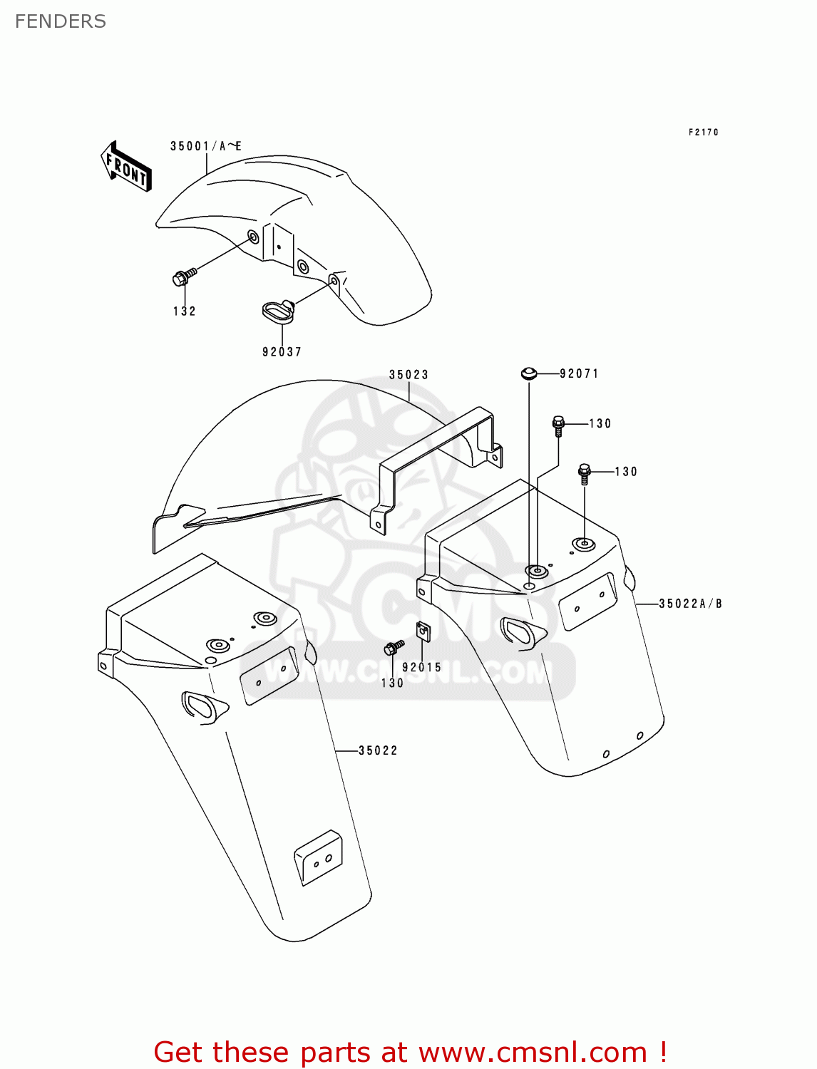 FENDERS EX500D1 GPZ500S 1994 UNITED KINGDOM SD