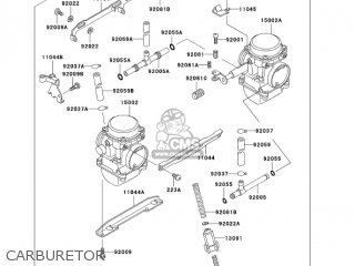 CARBURETOR - EX500D10 NINJA 500R 2003 USA CALIFORNIA CANADA