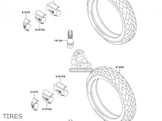 TIRES - EX500D11 NINJA 500R 2004 USA CALIFORNIA CANADA