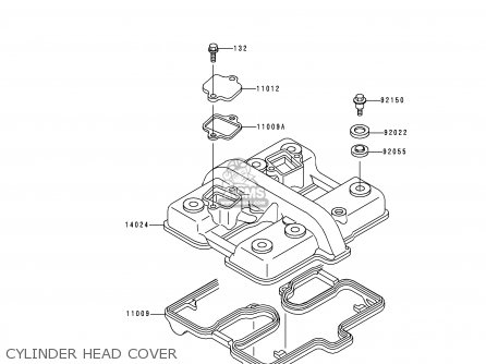 CYLINDER HEAD COVER - EX500D6 GPZ500S 1999 UNITED KINGDOM