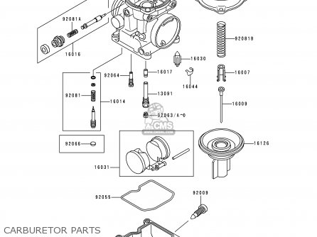 CARBURETOR PARTS - EX500D6 NINJA 500 1999 USA CALIFORNIA CANADA