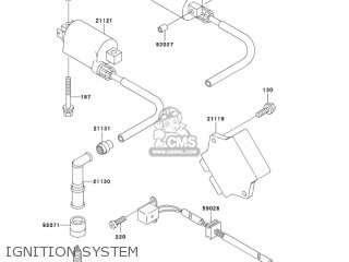 IGNITION SYSTEM - EX500D6F NINJA 500R 2006 USA CALIFORNIA CANADA