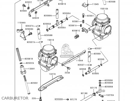 CARBURETOR - EX500D7 GPZ500S 2000 UNITED KINGDOM