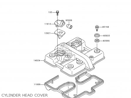 CYLINDER HEAD COVER - EX500D7 NINJA 500 2000 USA CALIFORNIA CANADA