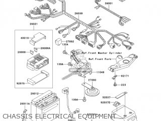 CHASSIS ELECTRICAL EQUIPMENT - EX500D7F NINJA 500R 2007 USA CALIFORNIA CANADA